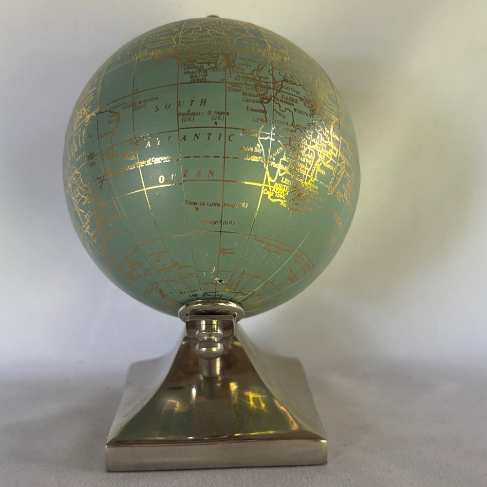 NIB Z-GALLERY VERY CUTE MINI WORLD GLOBE - CELESTE- 6” - Picture 2 of 12